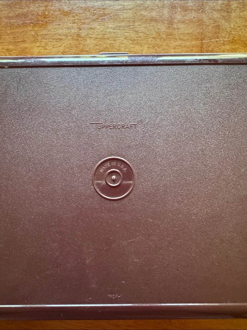 Tupperware Tuppercraft dark brown  Compact Storage Box